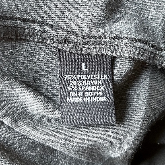 Coco Bianco Striped Long Tunic Top- Sz L - Picture 6 of 11